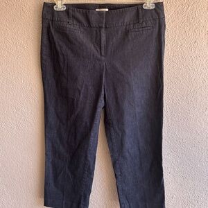 Light Black LOFT Capri Size 8